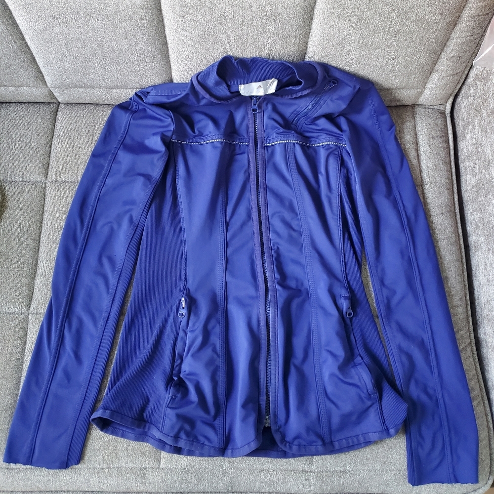 Adidas By Stella McCartney | Zip Front Track Jacket Blue Size S